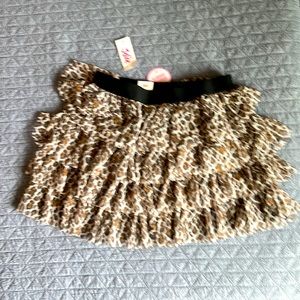 Justice skirt with built in shorts